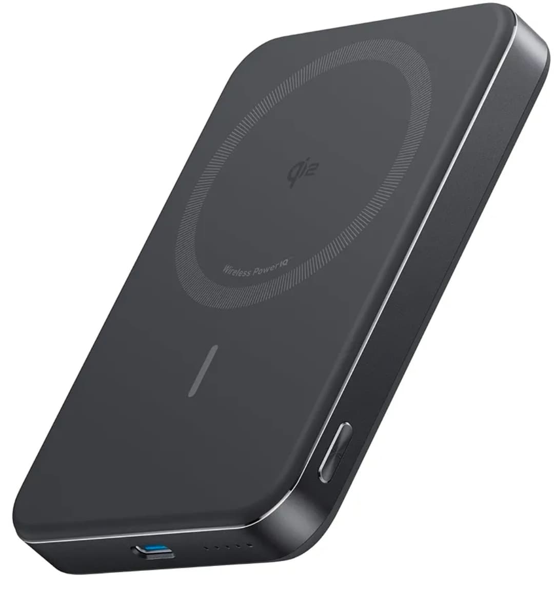 Anker MagGo Power Bank, Ultra-Slim 10,000mAh Magnetic Portable Charger, Qi2 Certified 