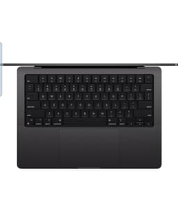 Product image for Apple 2024 MacBook Pro Laptop with M4 chip with 10‑core CPU and 10‑core GPU: Built for Apple Intelligence, 14.2-inch Liquid Retina XDR Display, 16GB Unified Memory, 512GB SSD Storage; Space Black