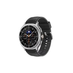 Product image for Samsung Galaxy Watch8 Classic Smartwatch, 46mm, LTE, Black, SM-L505FZKAXSG