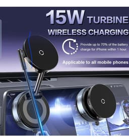 Product image for Magsafe Vacuum Suction mobile Stand For car and Table Wireless Charging K007S